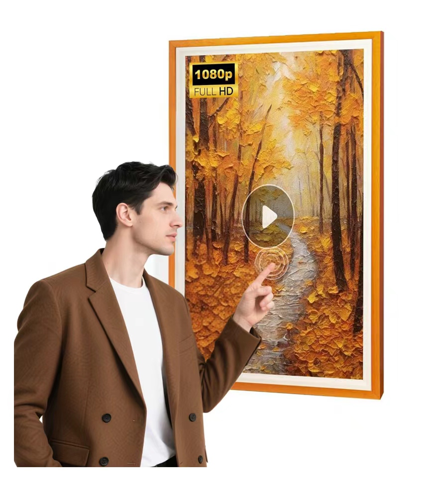 Digital Photo Frame Wifi - 21,5-дюймовая цифровая фоторамка с сенсорным экраном,