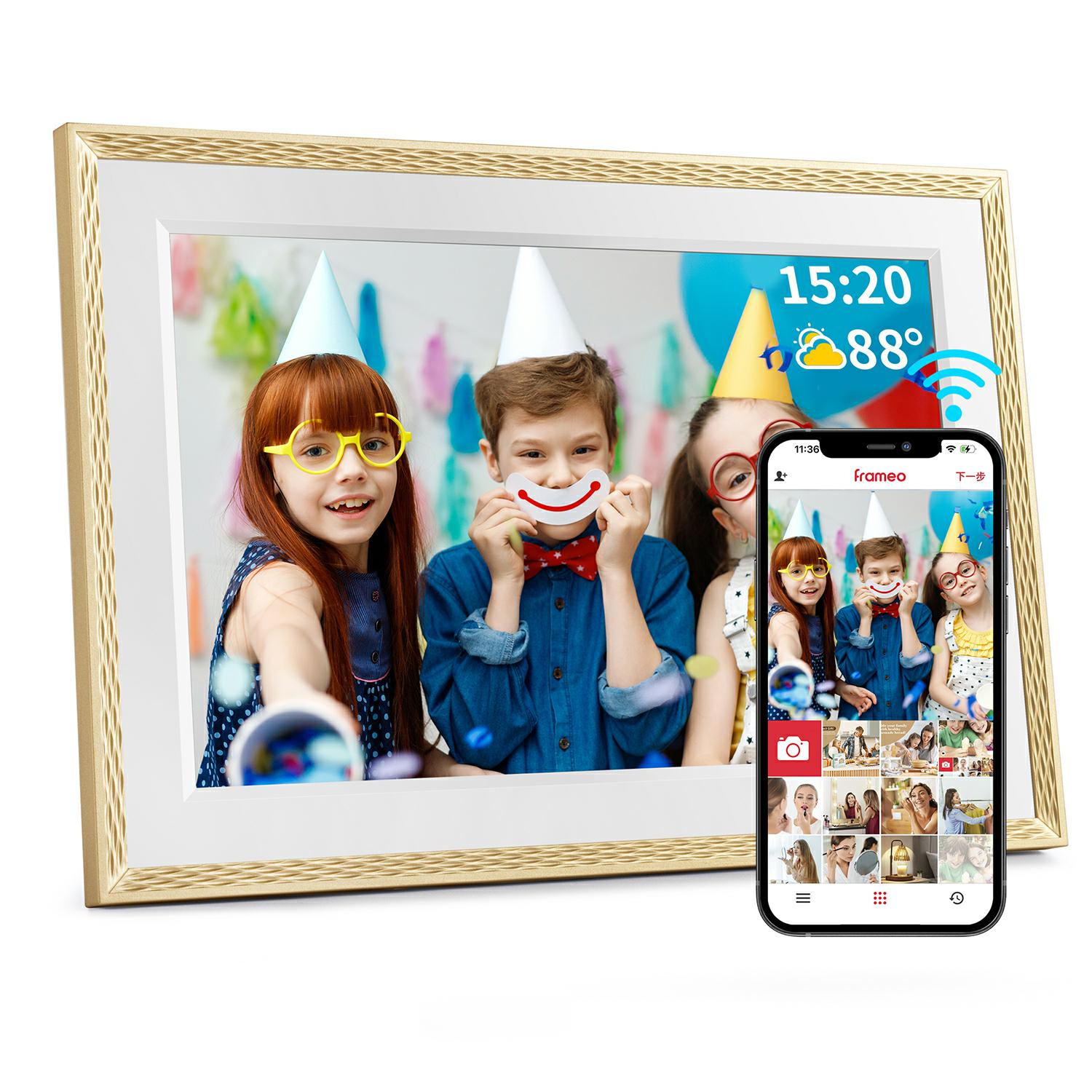 Digital Photo Frame Wifi - Цифровая фоторамка Frameo 10,1 дюйма, электронная