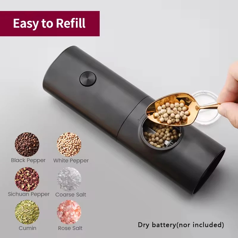 Kitchen Electronics Gadgets - Электрическая автоматическая мельница для соли и