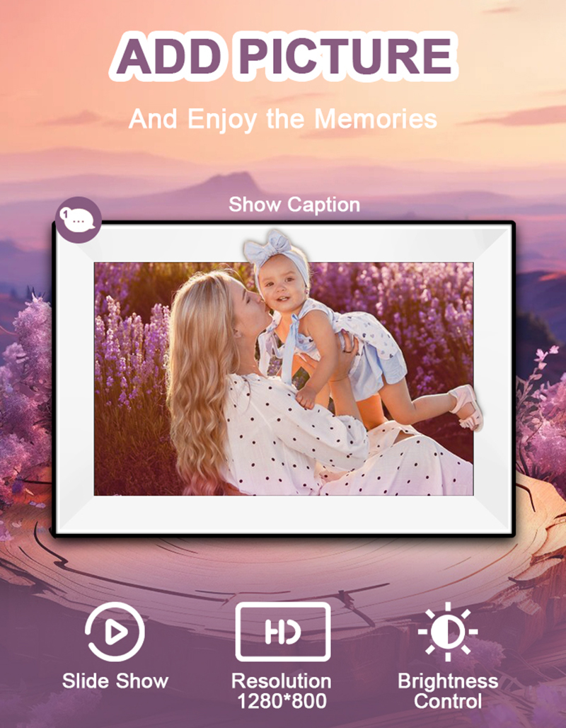 Цифровая фоторамка Uhale 10,1  – обзор и цена Digital Photo Frame Wifi