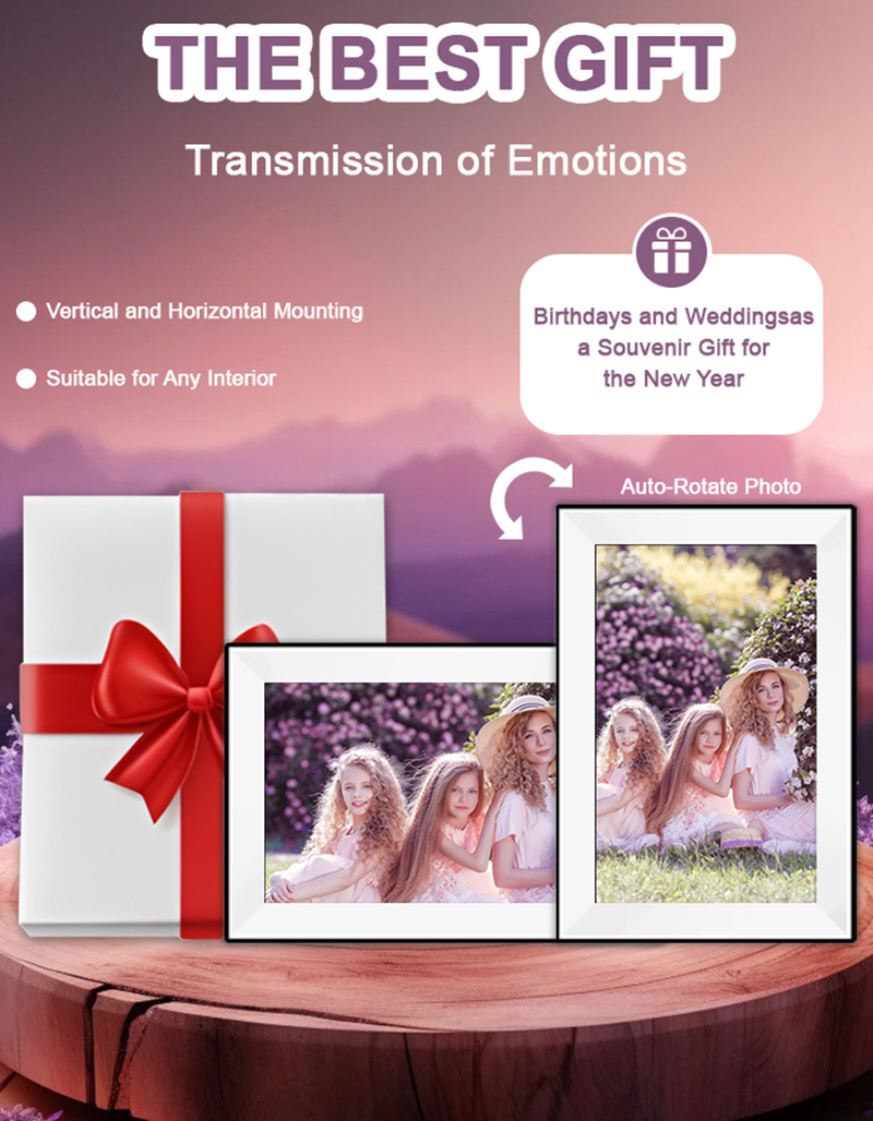 Цифровая фоторамка Uhale 10,1  – обзор и цена Digital Photo Frame Wifi