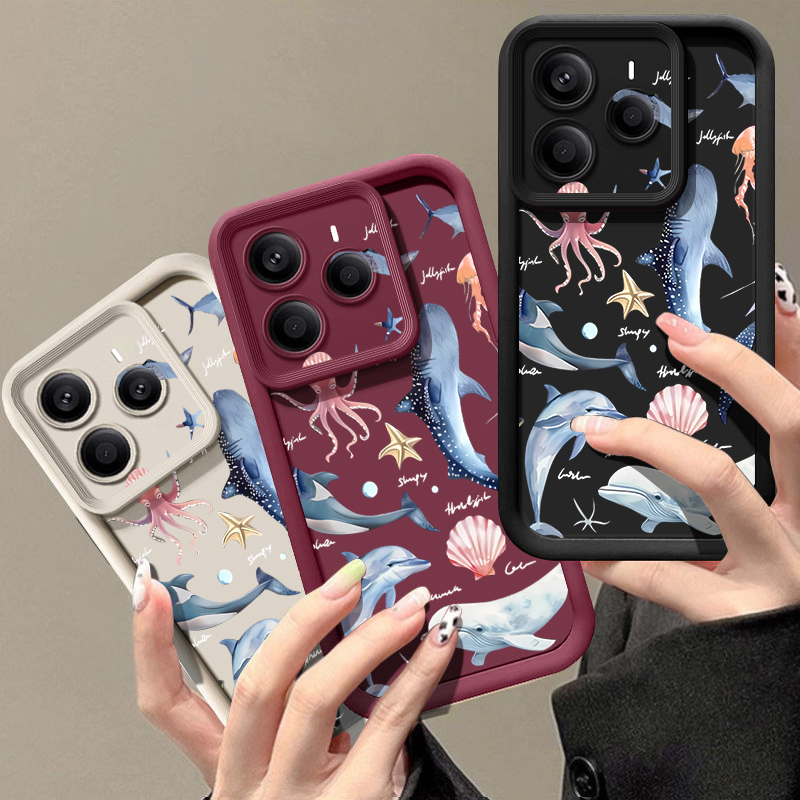 Мягкий чехол с милым рисунком  – обзор и цена Xiaomi Redmi Note 14