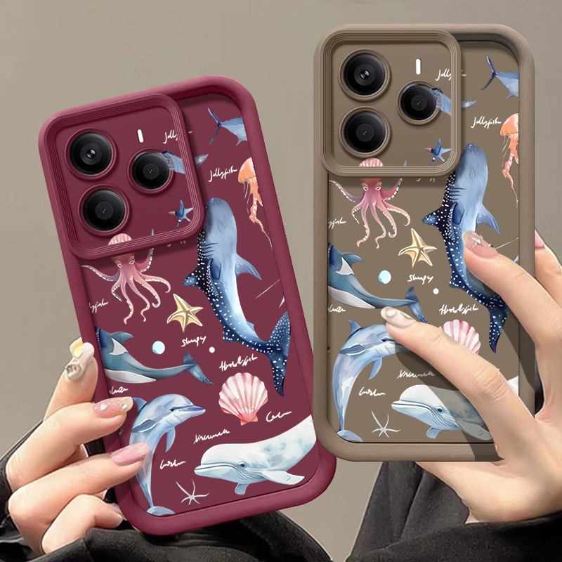 Мягкий чехол с милым рисунком  – обзор и цена Xiaomi Redmi Note 14
