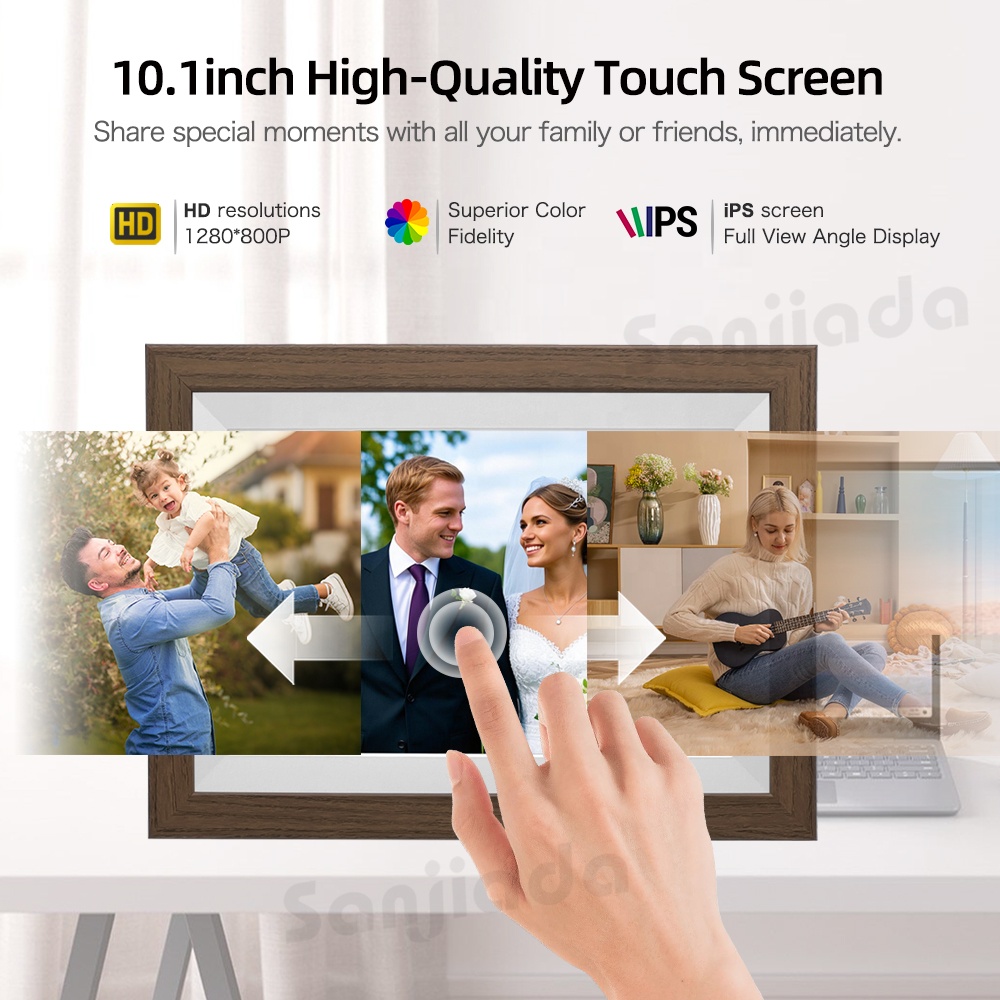 Цифровая фоторамка с Wi-Fi, 10 – обзор и цена Digital Photo Frame Wifi