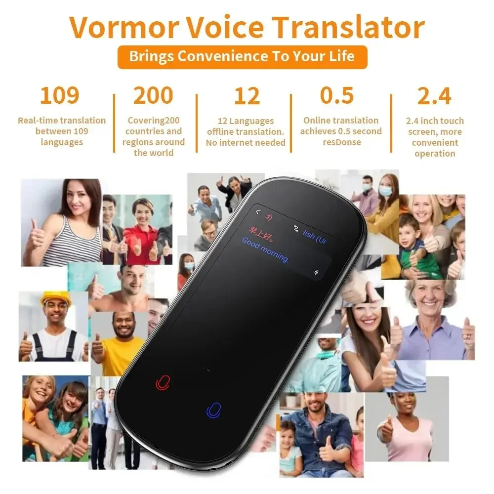 2025 Новый интеллектуальный го – обзор и цена Portable Translator Device