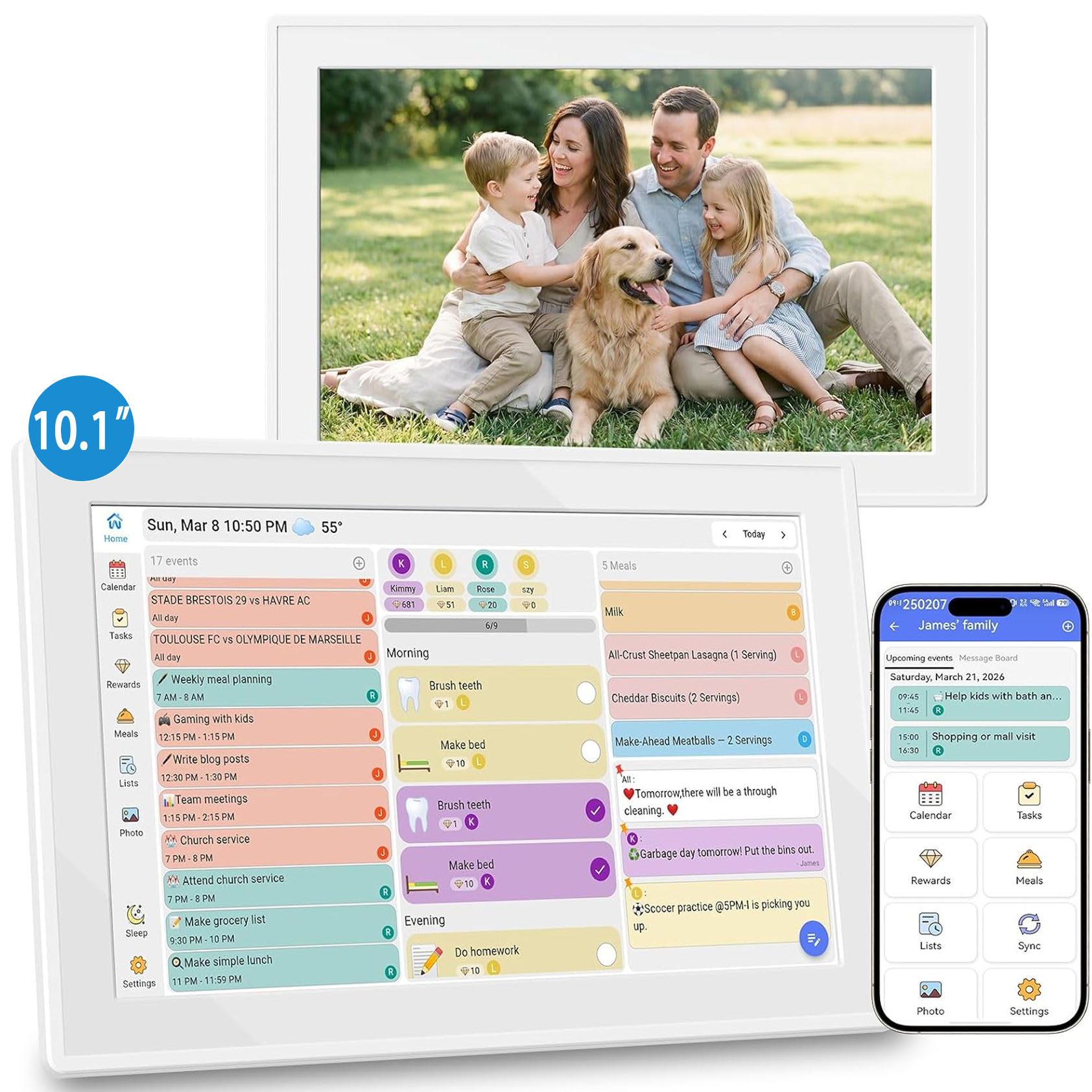 10,1-дюймовый цифровой семейны – обзор и цена Digital Photo Frame Wifi