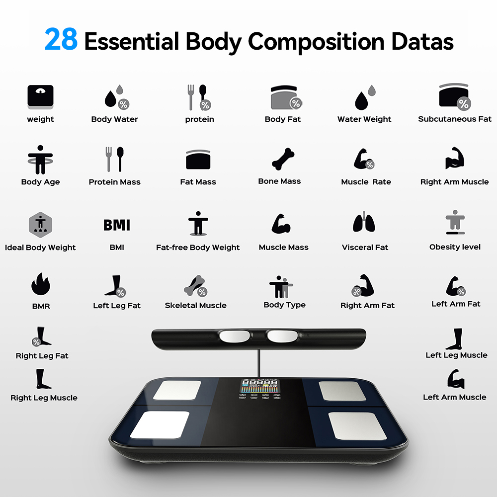 Умные цифровые весы для анализ – обзор и цена Body Fat Scale Smart