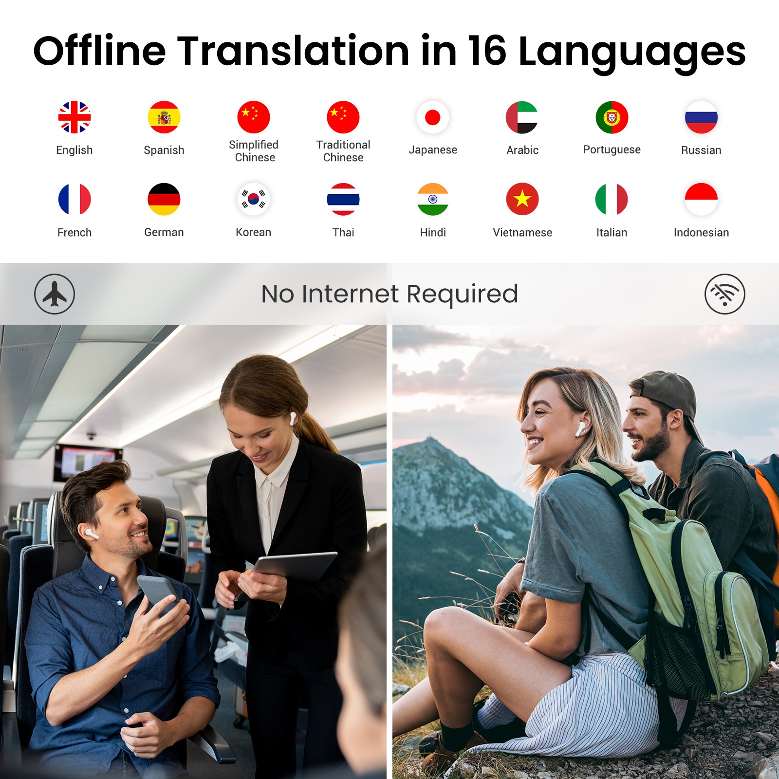 Wooask [A8] Наушники-переводчи – обзор и цена Portable Translator Device